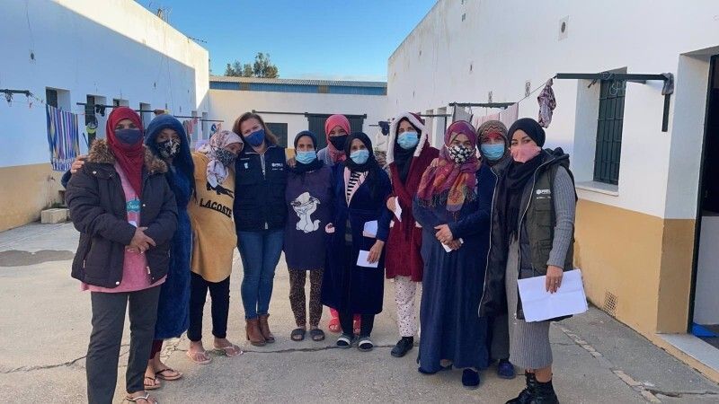 Regresan a Marruecos las nueve temporeras acogidas en Huelva tras serle denegado el embarque la semana pasada