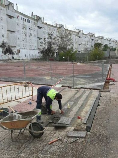 El Ayuntamiento de Huelva supera en noviembre los 200.000 euros de inversión en obras de mantenimiento
