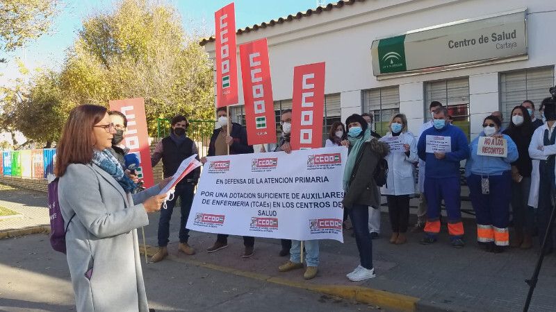 CCOO solicita el incremento de la plantilla de auxiliares en el centro de salud de Cartaya