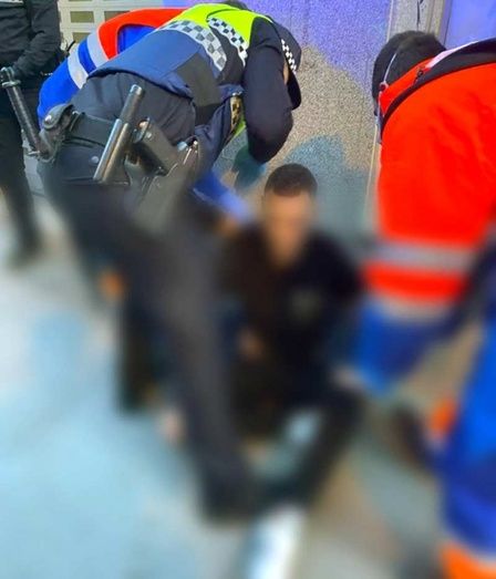 Hospitalizado tras recibir varias heridas de arma blanca en la zona de San Pedro