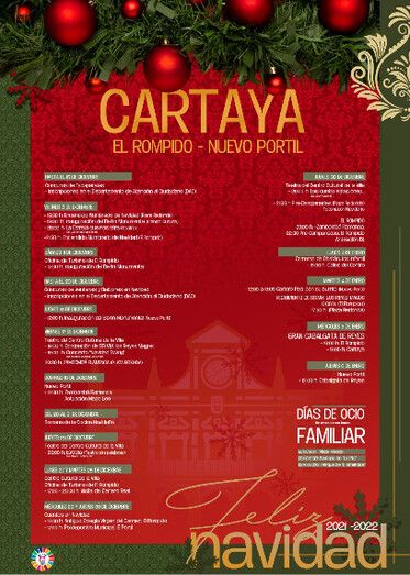 Cartaya programa más de 30 actividades para esta Navidad en sus tres núcleos
