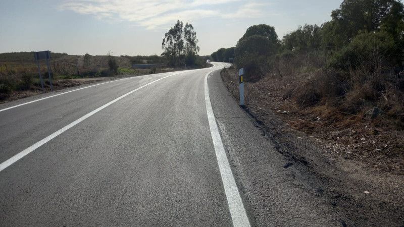 Finalizan las obras de mejora de la A-495 a la altura de Castillejos