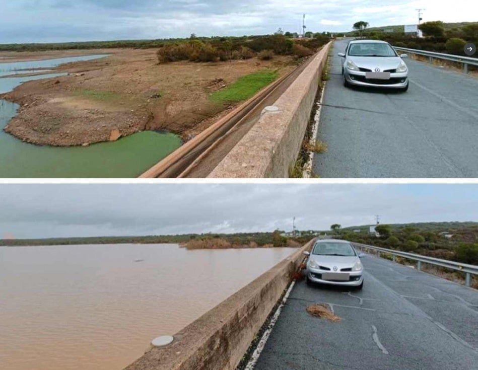 El agua embalsada se incrementa un 6,2% en solo una semana de lluvias
