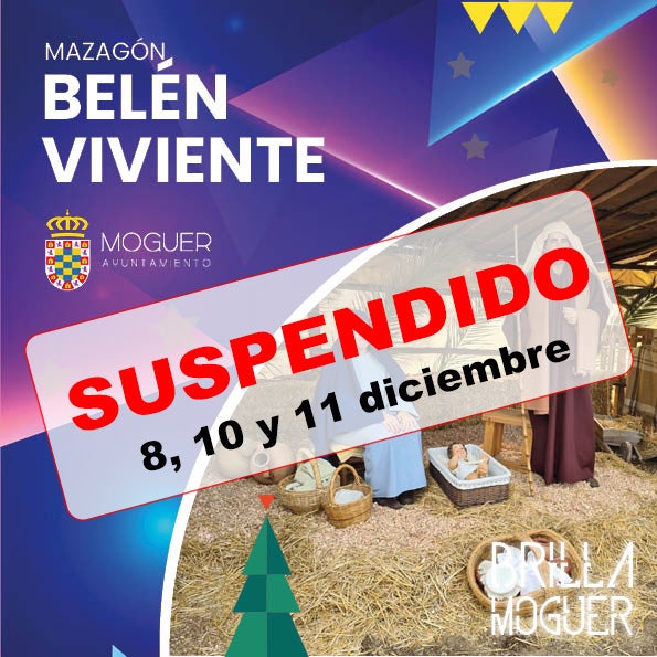 Suspendida la apertura del Belén Viviente de Mazagón tras sufrir importantes destrozos por la lluvia y el viento