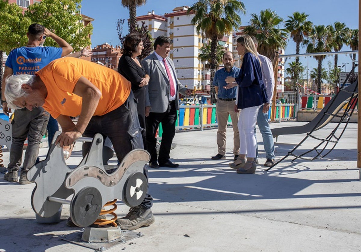 El nuevo parque infantil de la avenida Nuevo Colombino