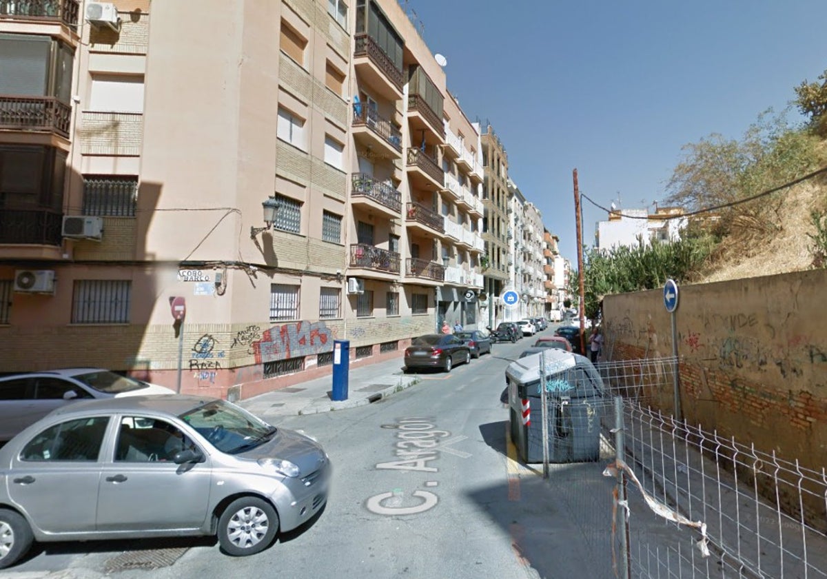 Vista de la calle Aragón, en la zona centro de Huelva