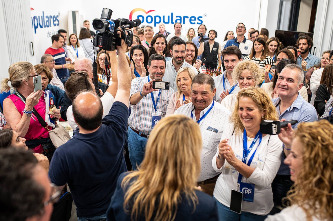 Los momentos de la victoria electoral de Pilar Miranda