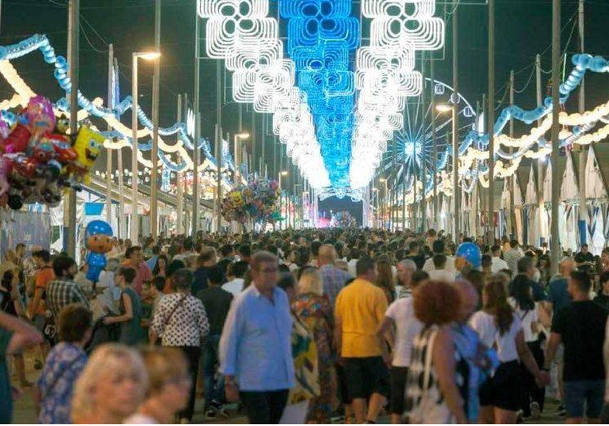 Foto de archivo de la pasada edición de las Fiestas Colombinas de Huelva