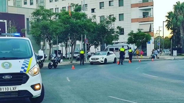 Control de alcoholemia en las Fiestas Colombinas de 2022