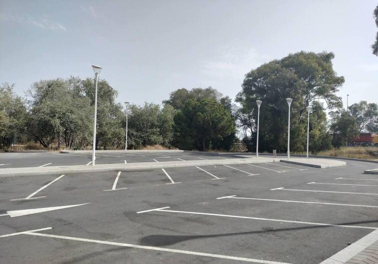 Zona actual de aparcamientos, que se verá ampliada