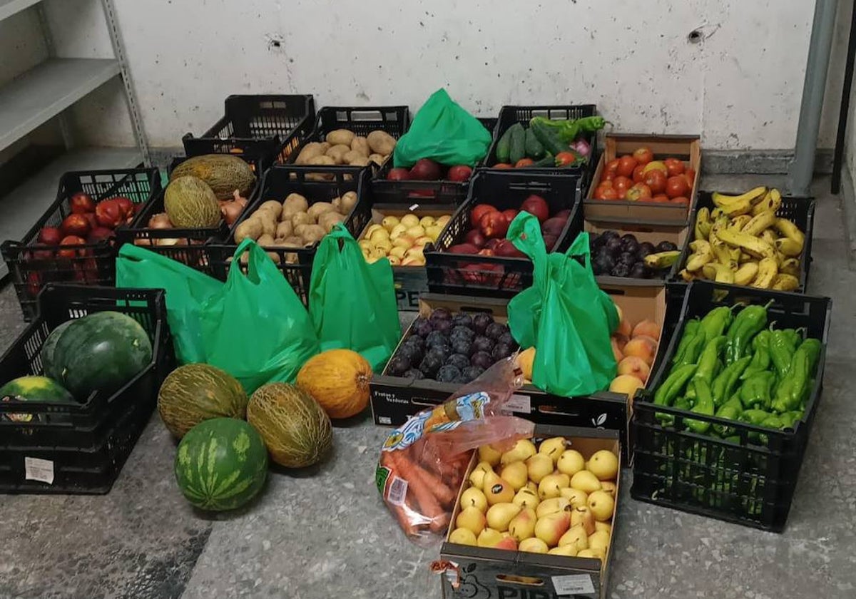 Fruta y verdura intervenida