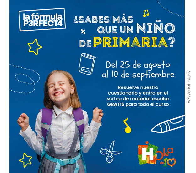 Holea lanza un sorteo por el que regala material escolar para todo el año: cómo participar y hasta cuándo