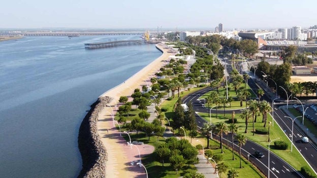 El Paseo de la Ría, en la avenida Francisco Montenegro