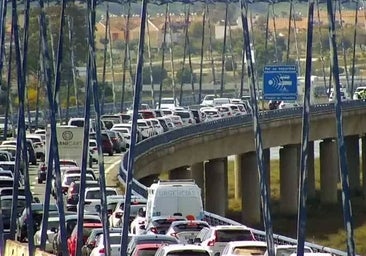 Interrumpen los cortes en el puente del Odiel: se podrá circular con normalidad hasta la madrugada del próximo jueves