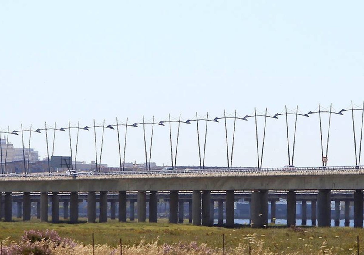 Vista del puente del Odiel