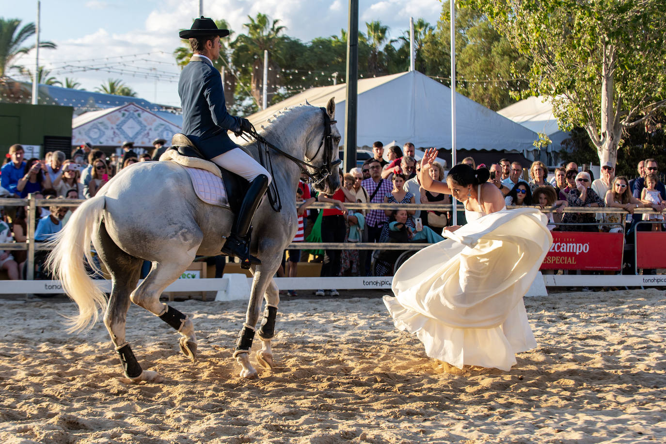 El caballo se hace arte en la Feria de Otoño de Huelva