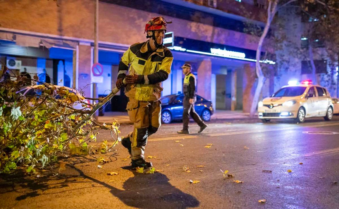 El desolador estado de Huelva capital tras el paso de &#039;Bernard&#039;