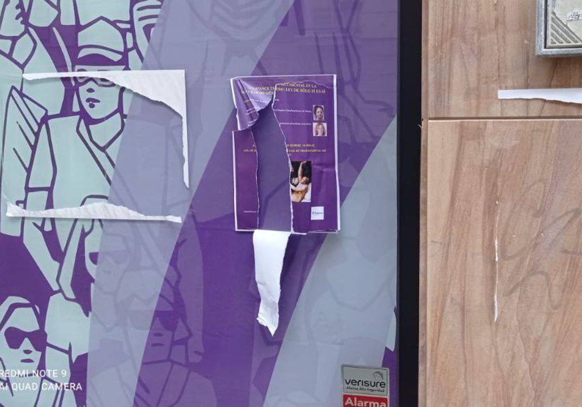 La sede de Podemos en Huelva capital ha amanecido vandalizada