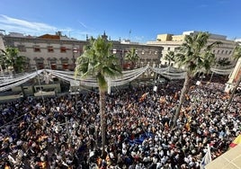 Miles de personas replican en Huelva el no a la amnistía y el rechazo a convertirse en una «provincia de segunda»