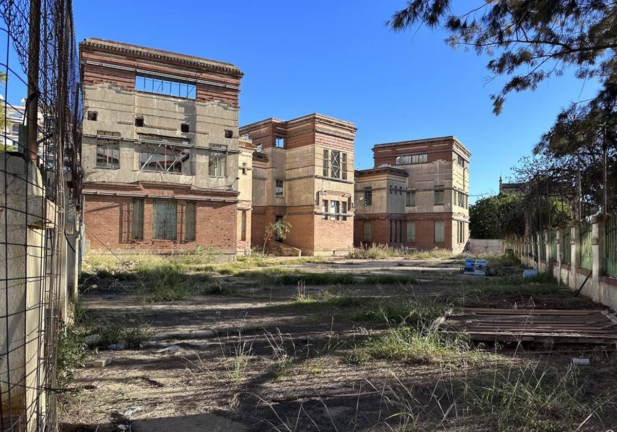 Instalaciones del Colegio de Ferroviarios de Huelva, adquirido por la Diputación Provincial