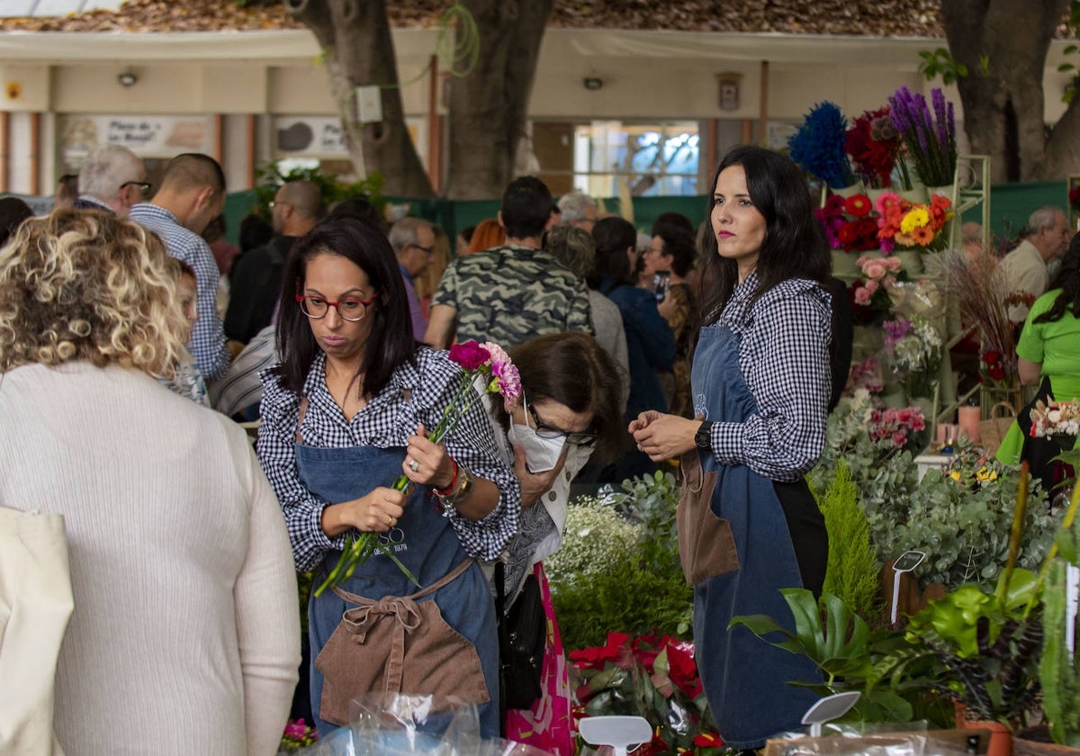 El Mercado de Flores se celebraba tradicionalmente en el centro de Huelva capital