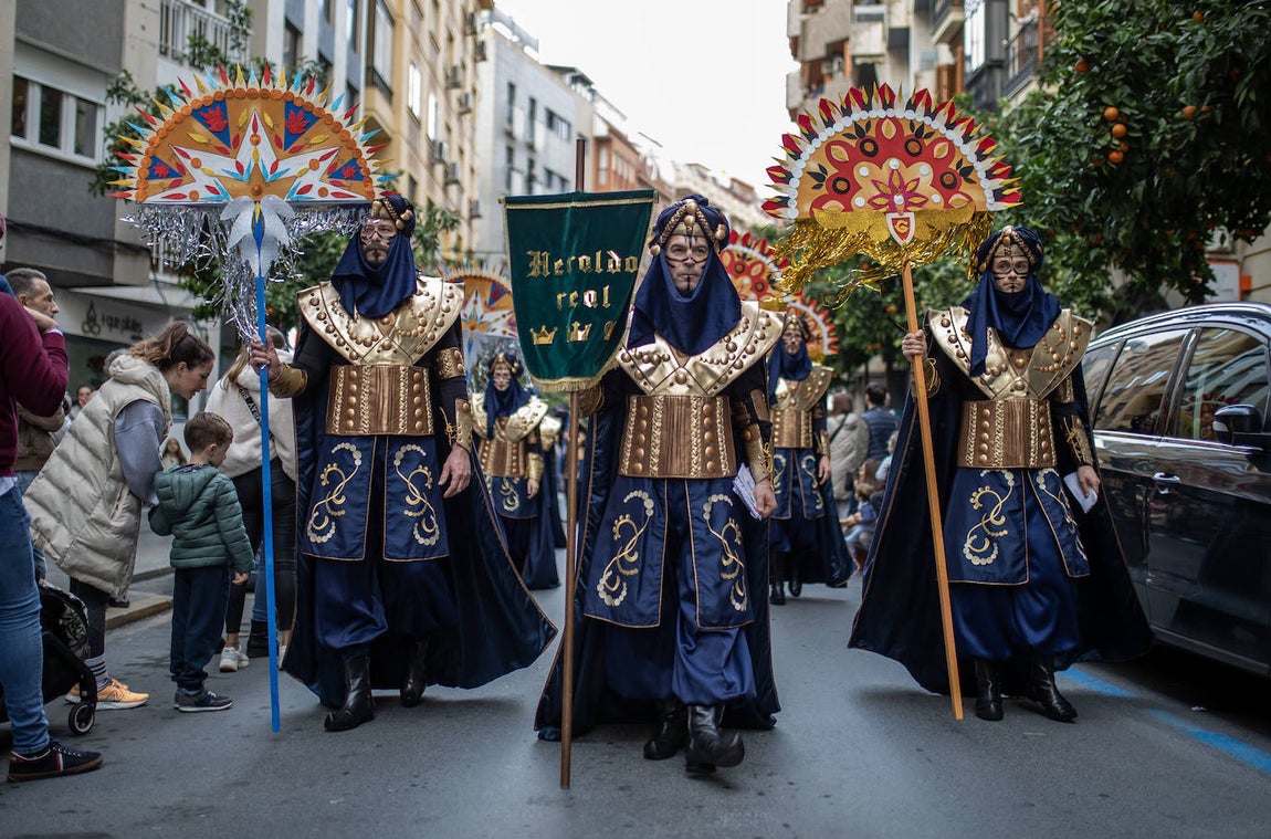 Las mejores imágenes del Heraldo Real en su recorrido por Huelva