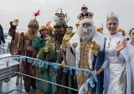 Las mejores imágenes de la llegada de los Reyes Magos a Huelva