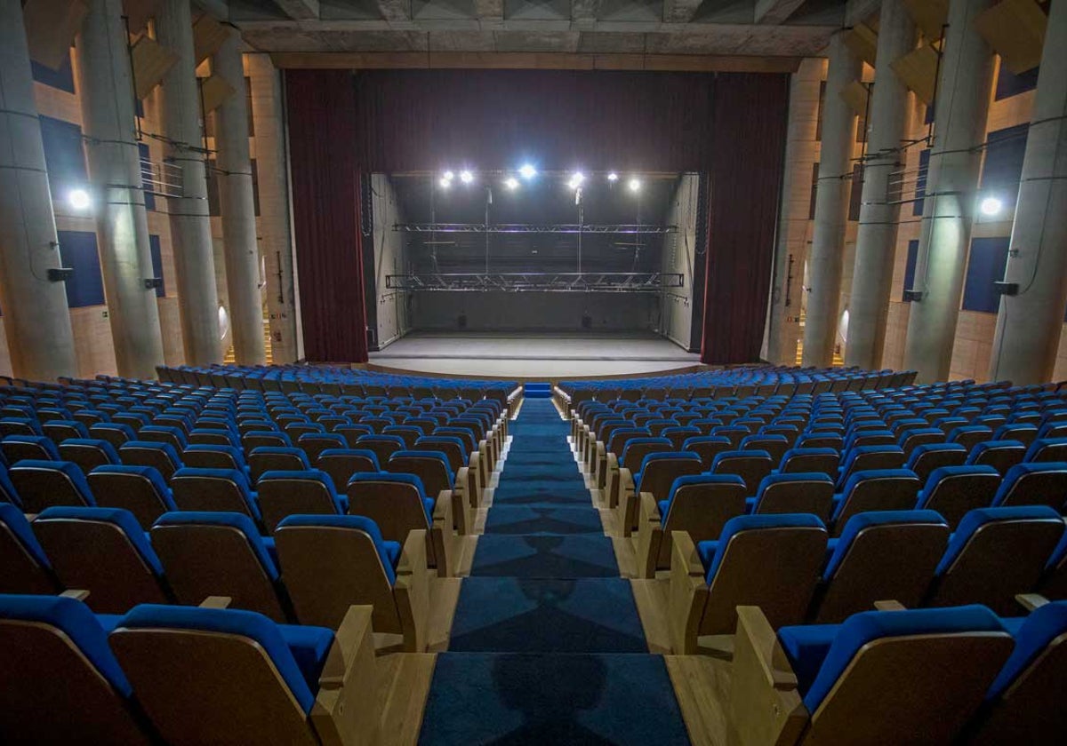 El auditorio de la Casa Colón tras la última rehabilitación