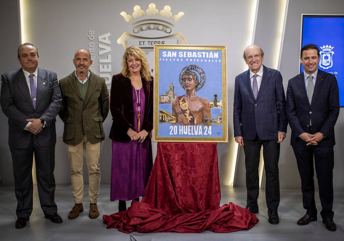 Un momento de la presentación de l pregonero y el cartel de las Fiestas de San Sebastián 2024