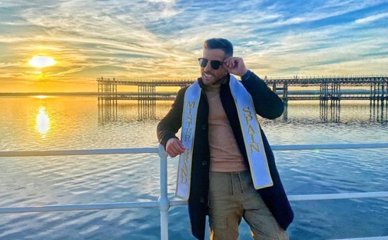 Imagen principal - El onubense Asier García representa a España en Mister Grand International, celebrado por primera vez en Huelva