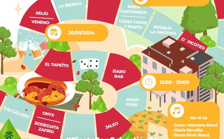 Imagen principal - Estos son los bares de Huelva que participan en la Fiesta Gastronómica de San Sebastián 2024