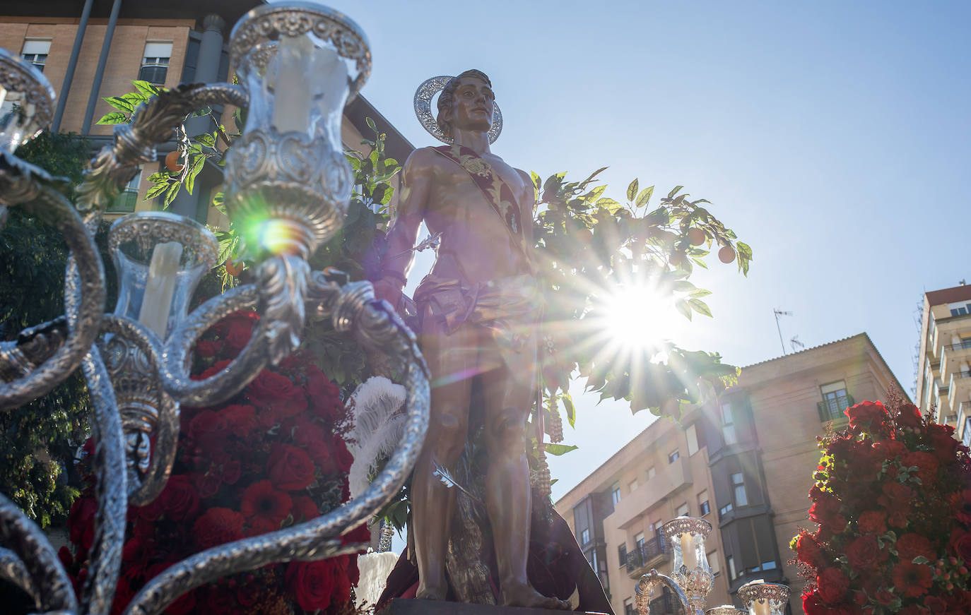 Huelva saca a San Sebastián a pasear: la procesión del patrón, en imágenes