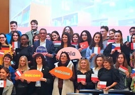 La UHU recibe a 240  Erasmus en este segundo cuatrimestre, algunos de la Franja de Gaza
