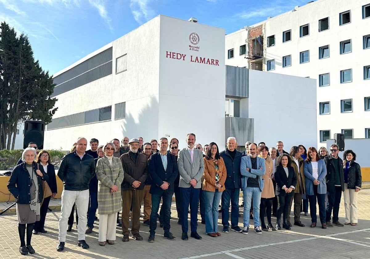 La inauguración del nuevo edificio Hedy Lamarr en la Universidad de Huelva