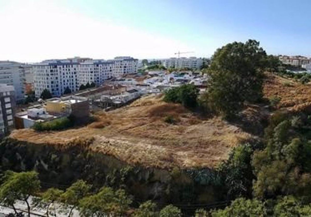 Vista aérea del cabezo de La Joya