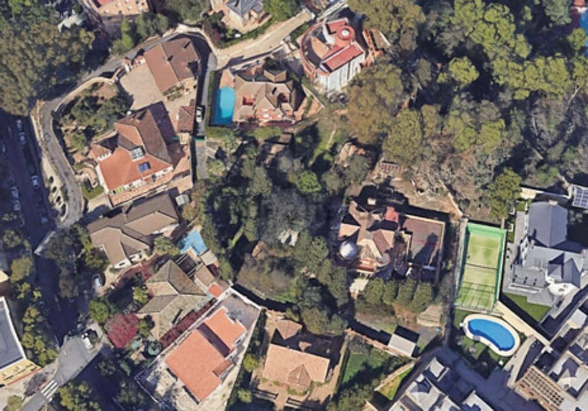 Vista aérea de la Casa Mackay