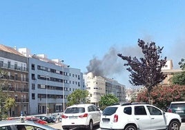 Incendio en Huelva: Arde en un piso en la Avenida Guatemala