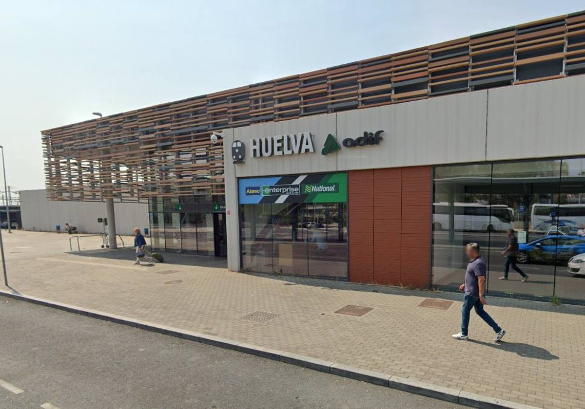La estación de tren de Huelva capital