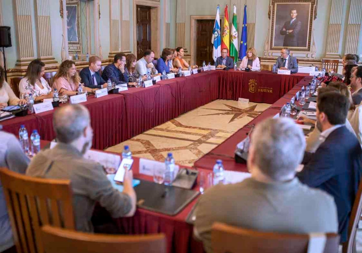 Un momento de la sesión de constitución