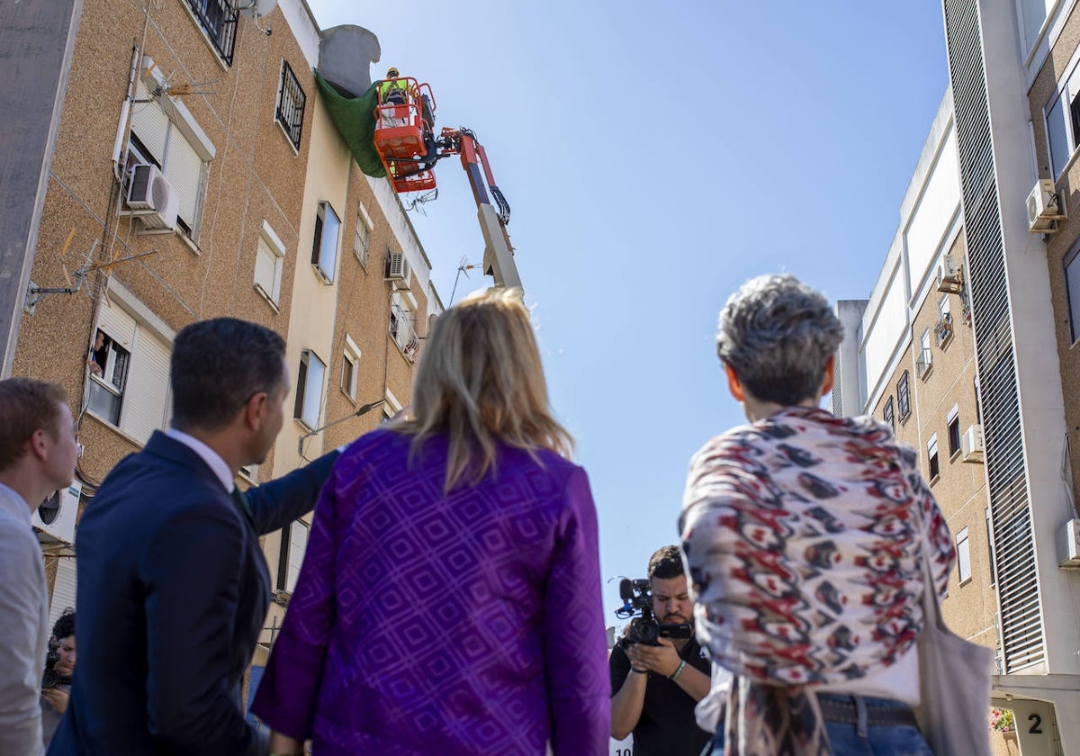 La alcaldesa de Huelva ha visitado las obras