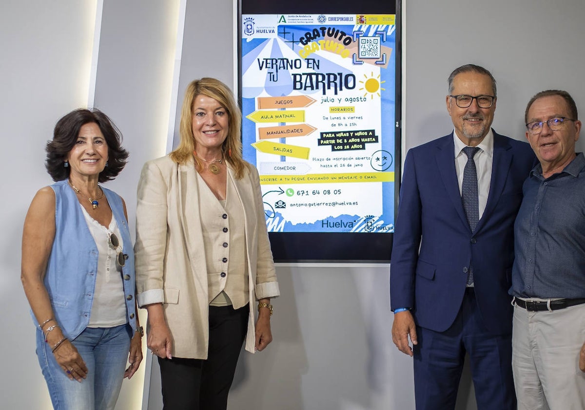 La presentación de los Campamentos de Verano 2024 del Ayuntamiento de Huelva