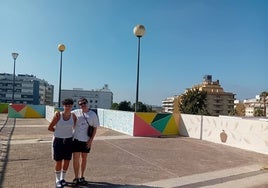 Nueva intervención artística en la plaza del Titán de Huelva