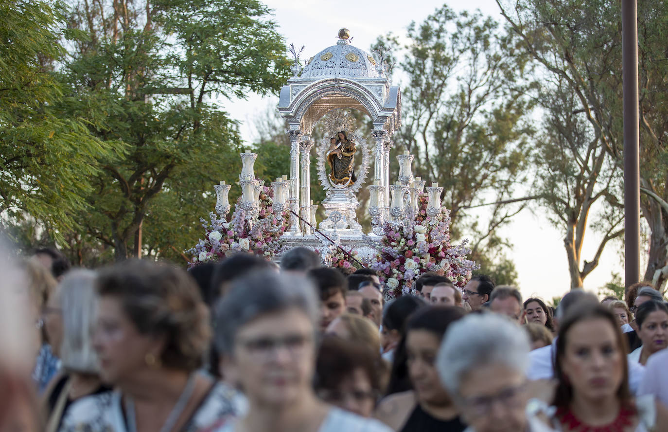 Todas las imágenes de la bajada de la Virgen de la Cinta 2024