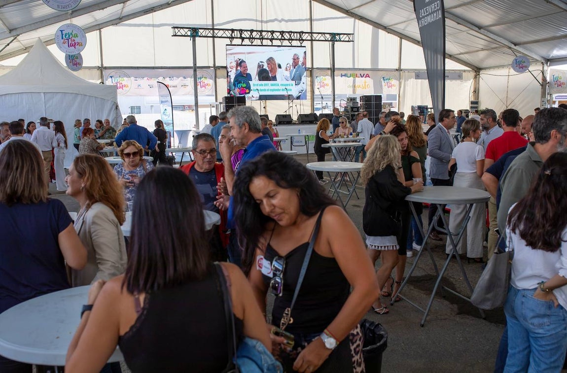 Las imágenes del primer día de la Feria de la Tapa de Huelva 2024