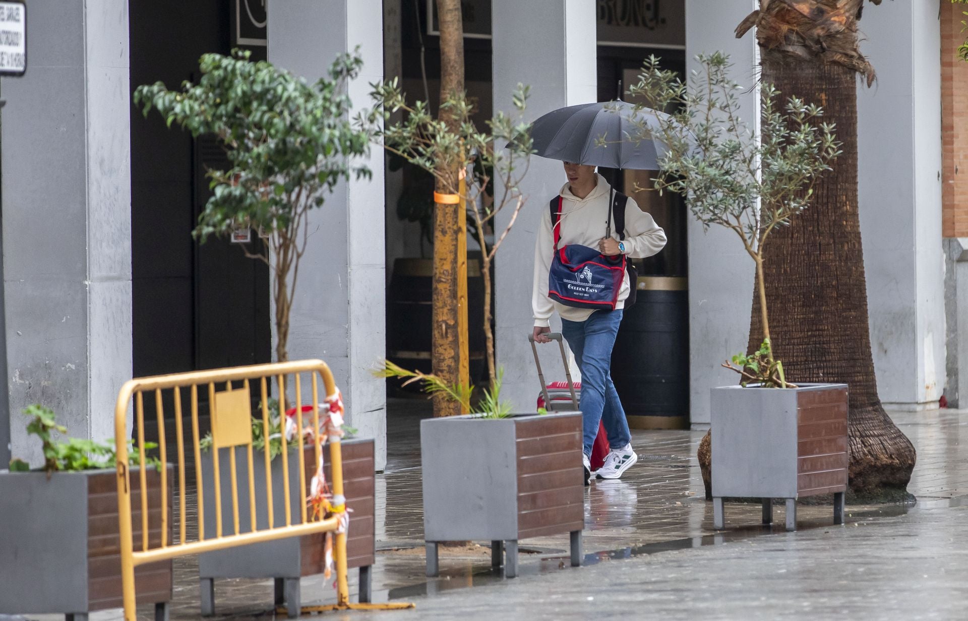 Las imágenes del temporal en Huelva