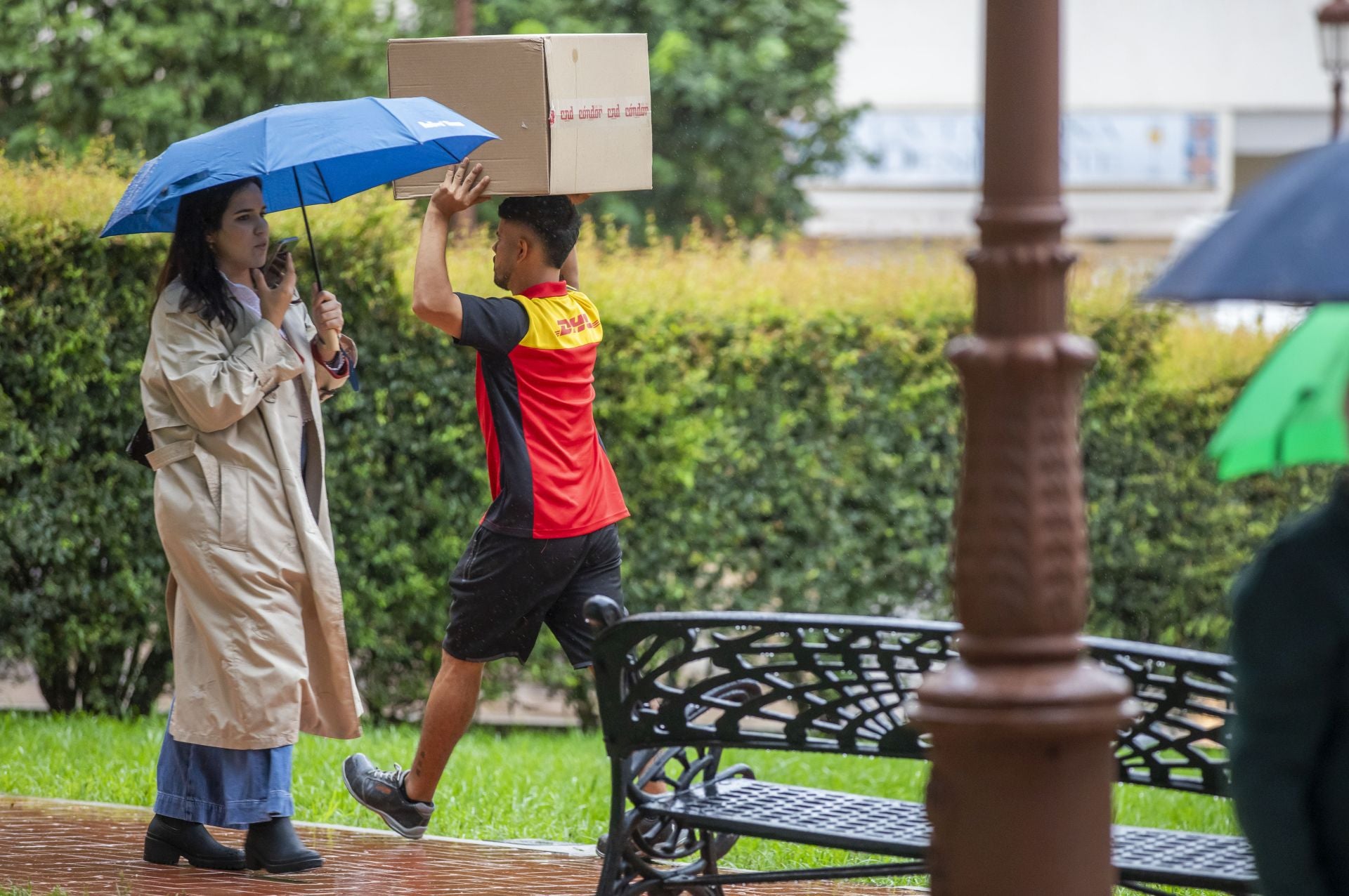 Las imágenes del temporal en Huelva