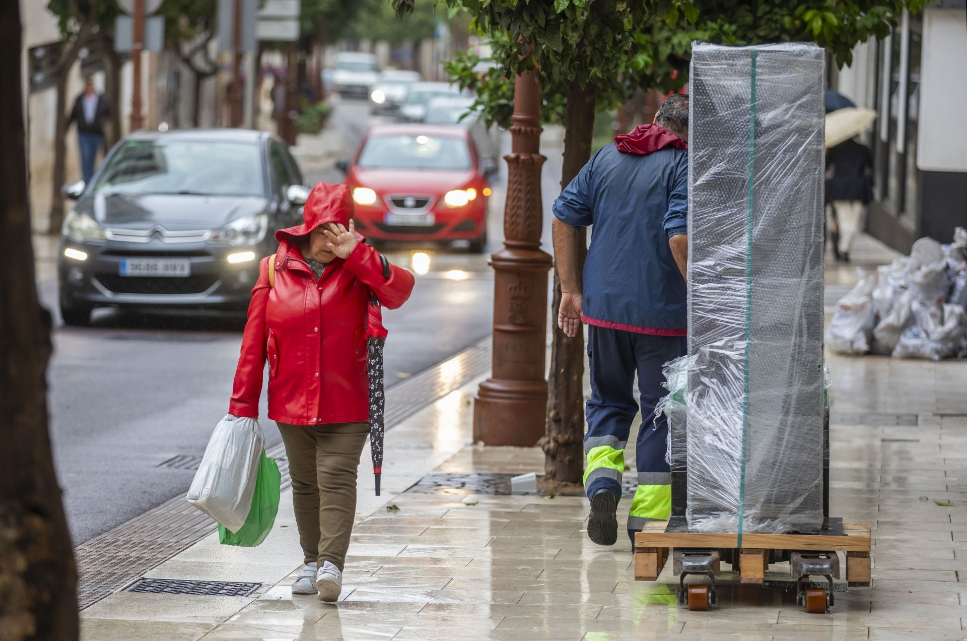 Las imágenes del temporal en Huelva