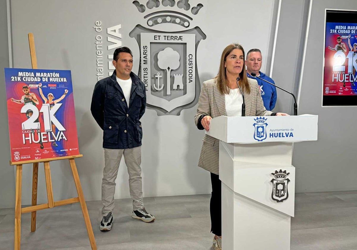 Presentación de la prueba en el Ayuntamiento de Huelva