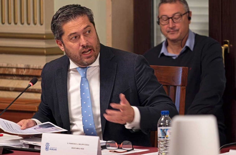 Francisco Baluffo, en un momento del pleno