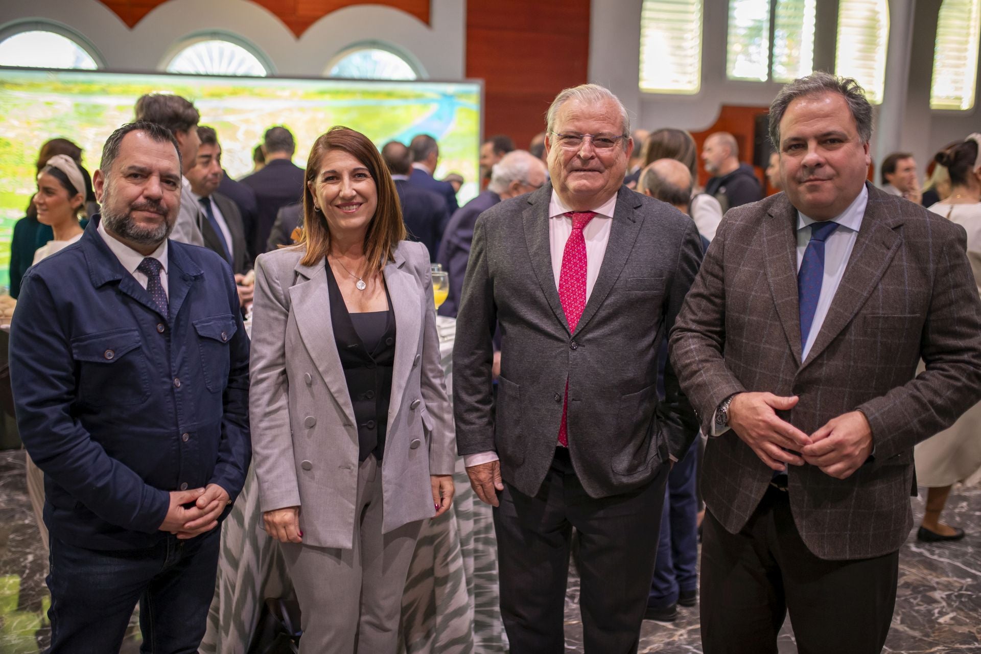 José Domingo Doblado, Teresa Herrera, Lorenzo Reyes y Juan Carlos Duarte